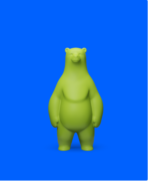 GUS THE BEAR  l TENNIS BALL​