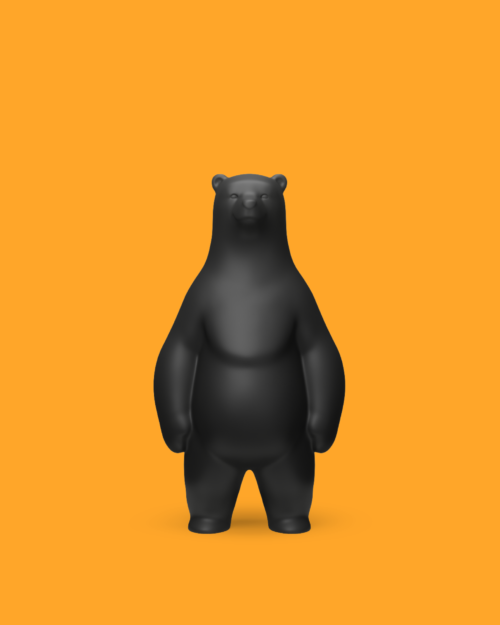 GUS THE BEAR  l  CHALKBOARD​